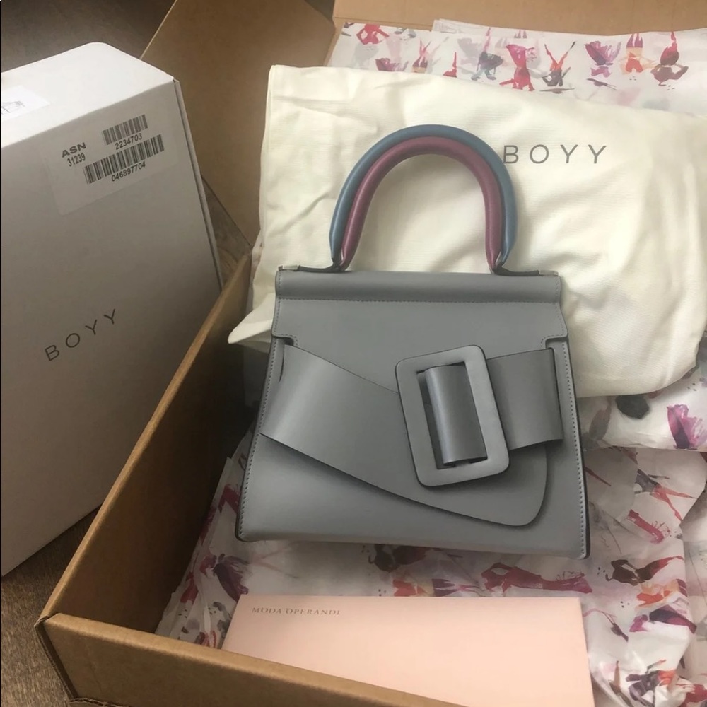 Sold!! Boyy Karl 24 leather double handle bag